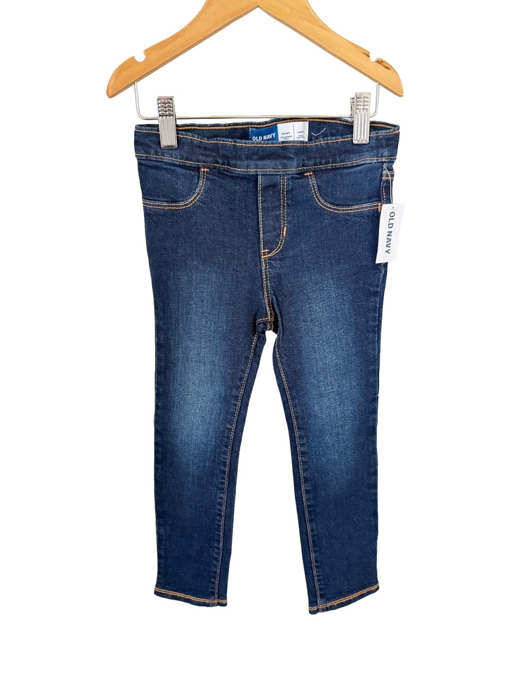 Old Navy Girls Dark Indigo Stretch Denim Jeggings 5T NWT